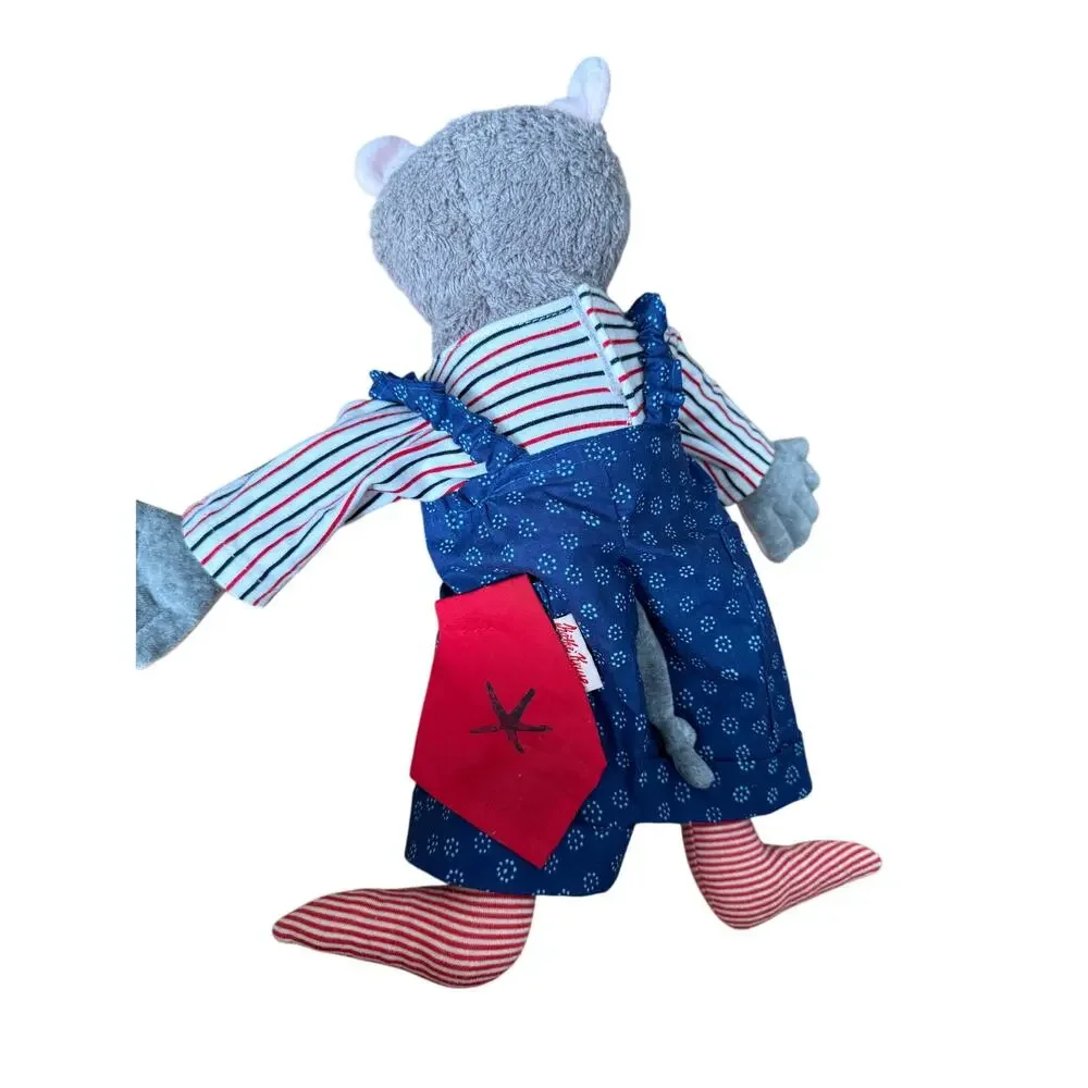 Karhe Kruse mouse plush with overalls seshell print outfit Germany‎